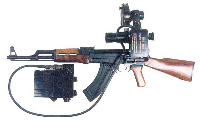 AKN-47 s infrazamovaem NSP-2